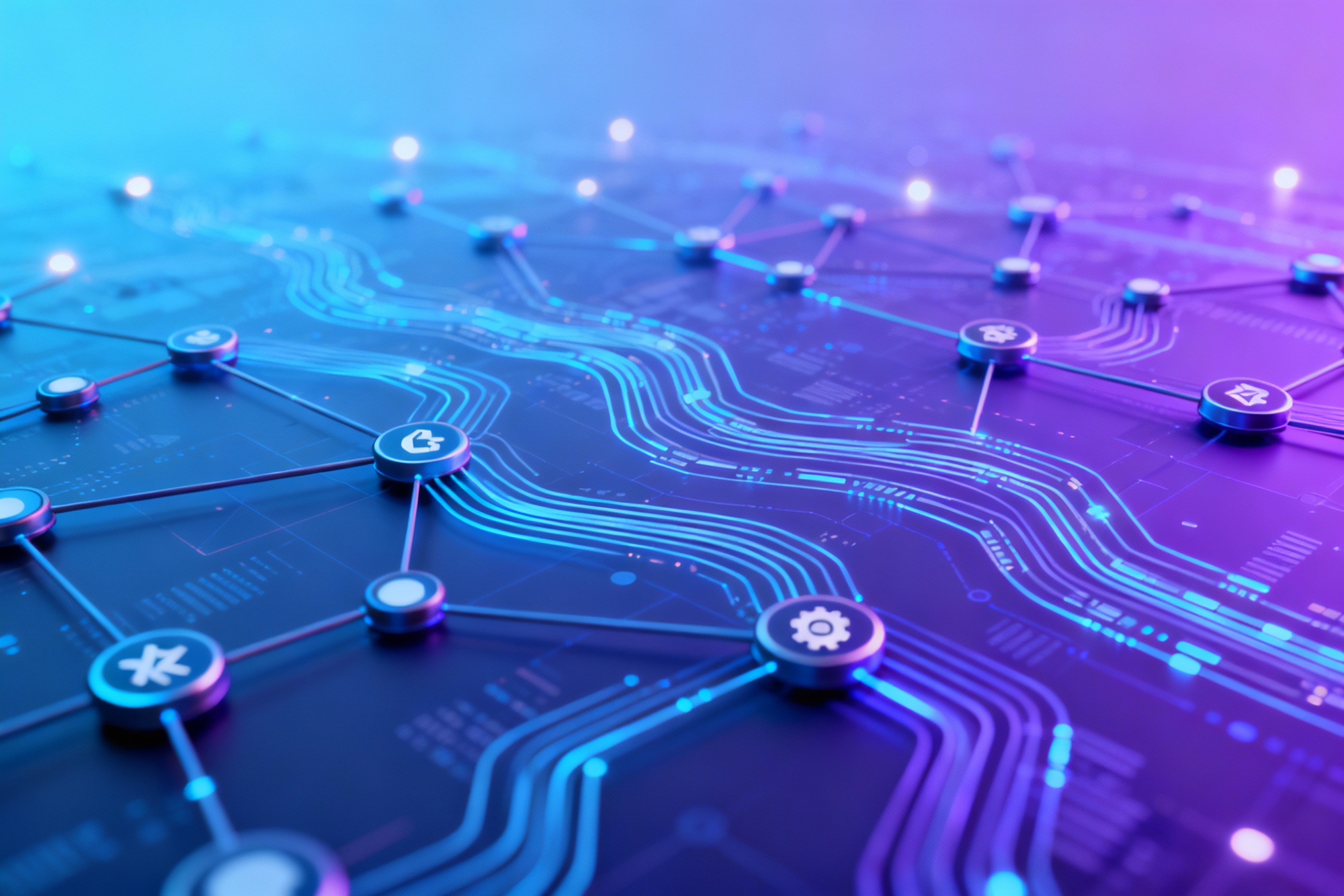 Crypto Network Background